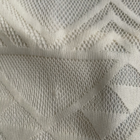 Ivory Cream 3/4 sleeves lace mini Dress Juniors ( 6) - Picture 10 of 10